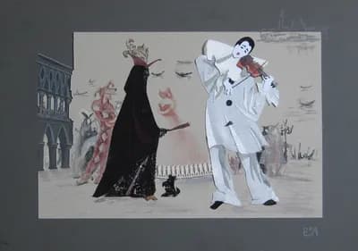 Пьеро и дама ВЕНЕЦшЯ