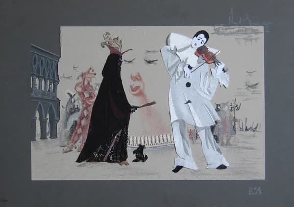 Пьеро и дама ВЕНЕЦшЯ