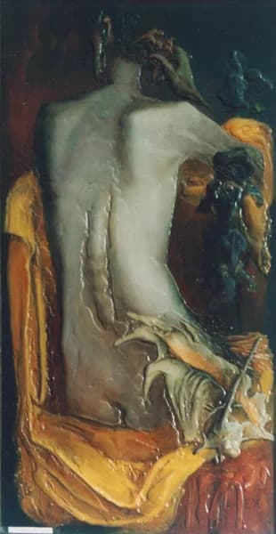 Туалет Венеры 120 х 60 орг. смеш. техн.