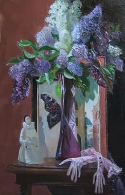 Фея Сирени 105 х 80 орг. смеш техн.