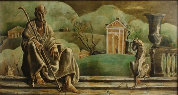 Странник 80 х 130 орг. темпера