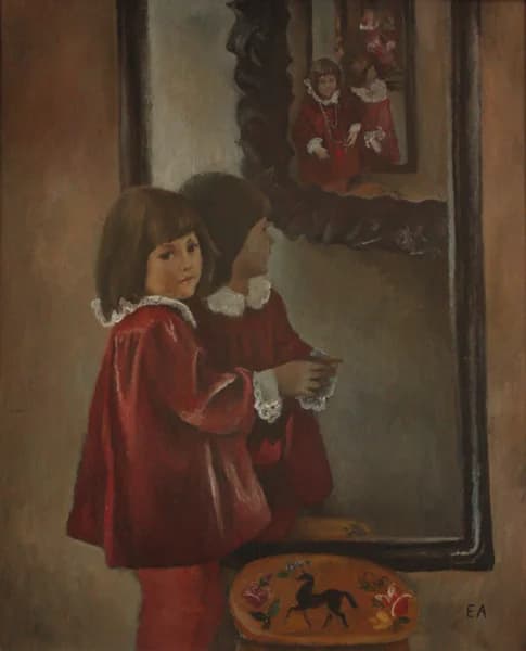 Алиса в зазеркалье 120 90 х.м.