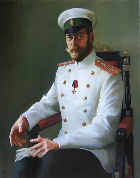 Николай 2-ой 90 х75 х.м.