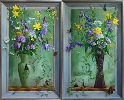 Партия диптих х.м.