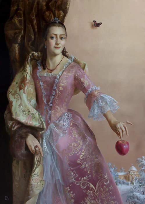 Принцесса Фике 120х100 х.м.