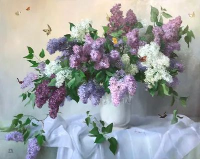 Большой букет сирени 