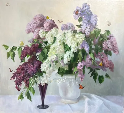 Сирень и ландыши 